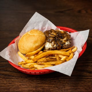 Mushroom Swiss Burger